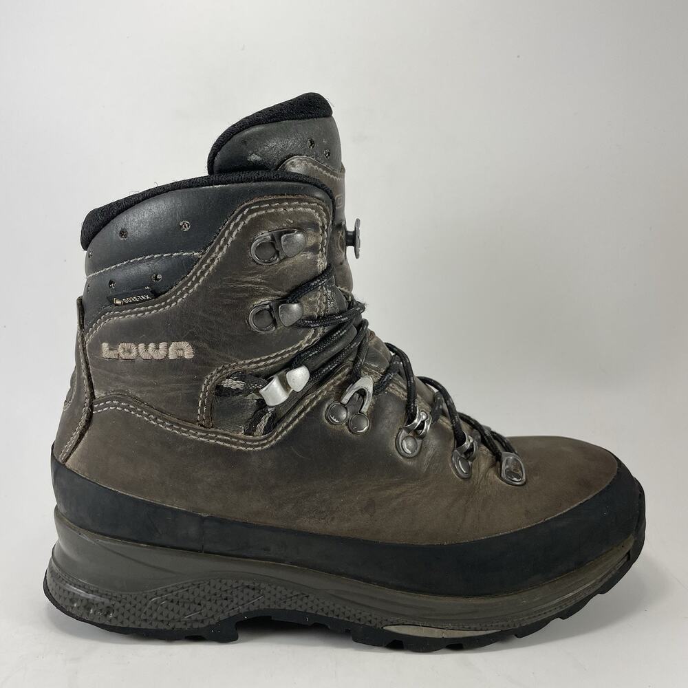 Lowa Tibet GTX Waterproof Backpacking Boots Womens 6.5 Sepia Leather 220680